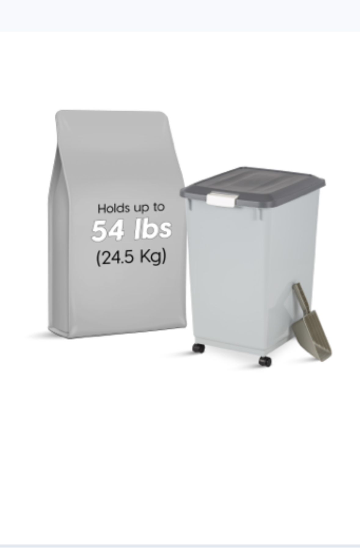 Brand New Big Rolling Dog Food Container