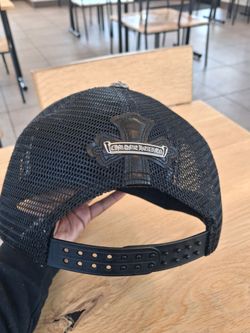 Leather Chrome hearts hat