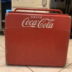 Vintage Coca-Cola Cavalier Advertising Cooler