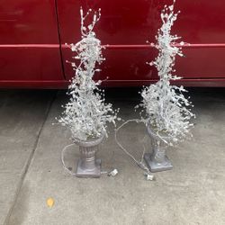 Arbolitos Con Perlas Y Focos