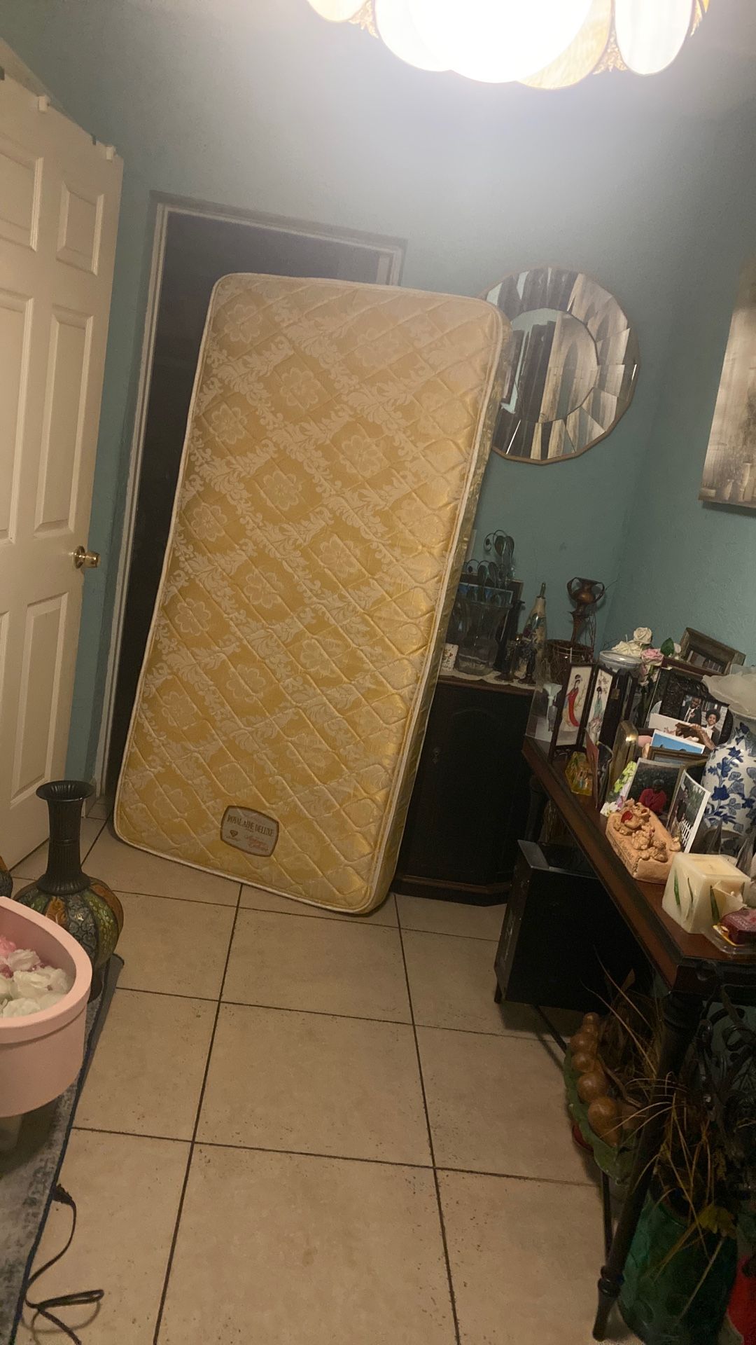 Two  Royal Twens Bed Wi Boxes And The Frame For $100