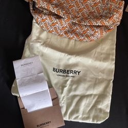 Orange Burberry Bag Brand New