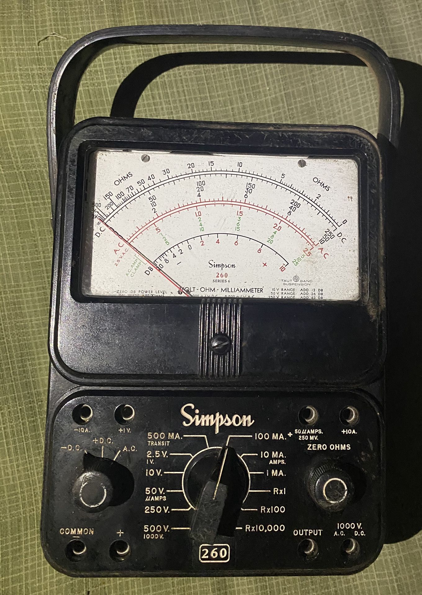 Got a Simpson 260 series 6 : r/electronics Got a Simpson 260 series 6 : r/electronics