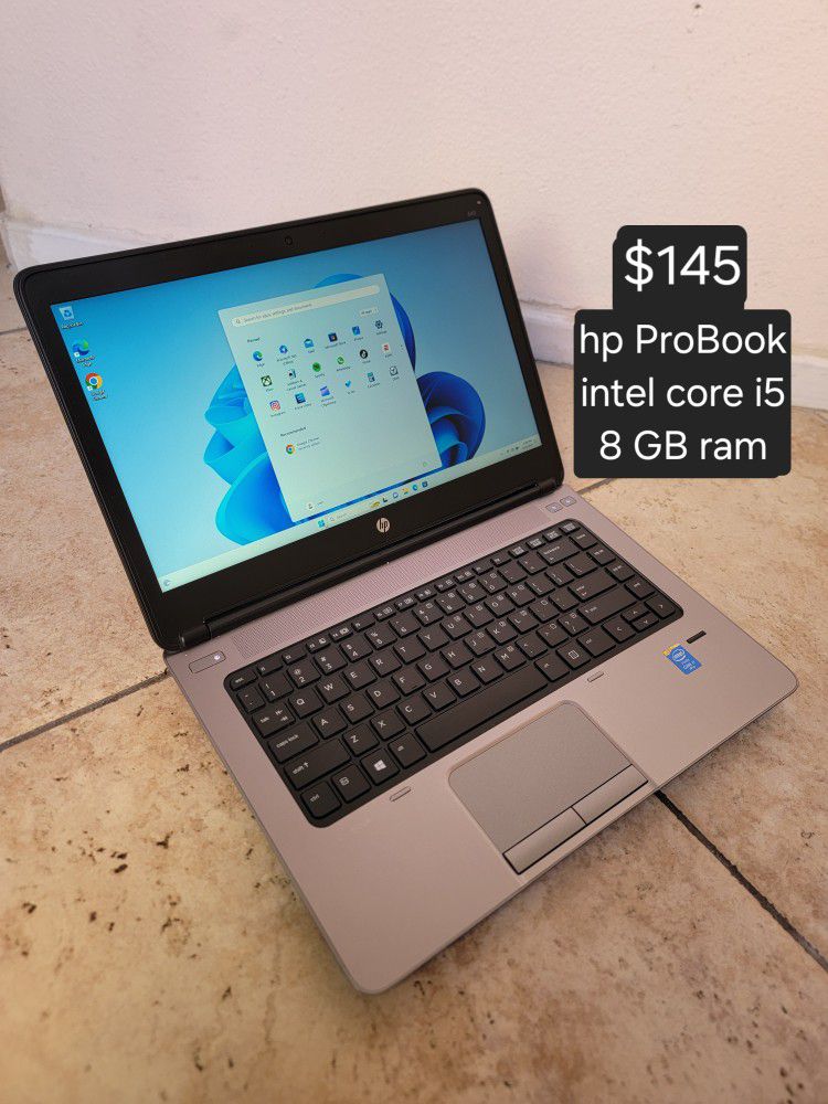 Windows 11 pro HP ProBook laptop. Intel core i5. 8 GB ram. 👍Delivery Available. Se Habla Español👍