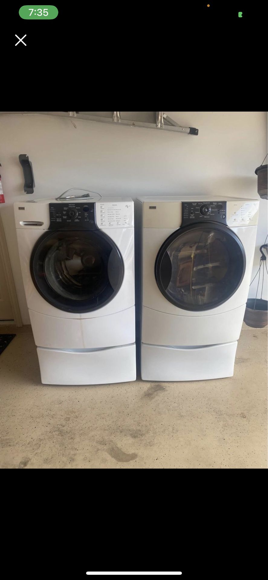 Kenmore Elite HE3 Washer And Dryer