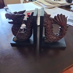 Book Ends Chinese Dragon 