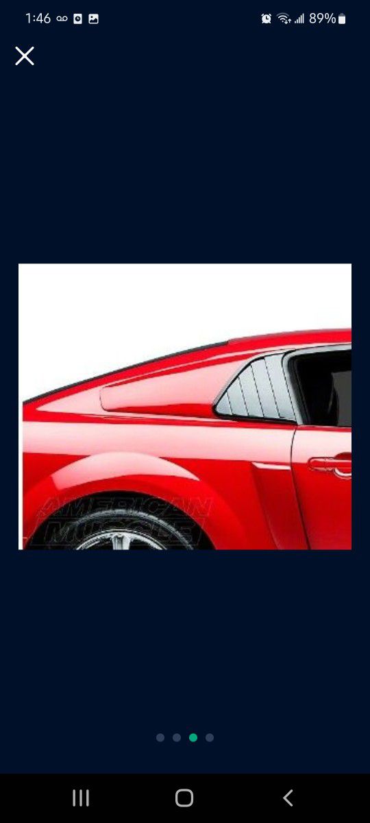 Cervini Side Window Covers For 2005-2014 Mustang