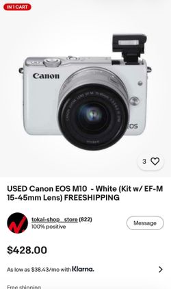 New)Canon mirrorless cam Eos m10