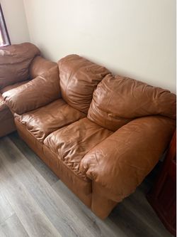 Leather Couch Set
