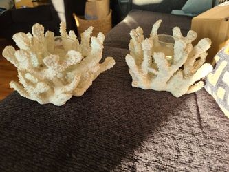 Coral Reef Votive Candle Holders Set of 2