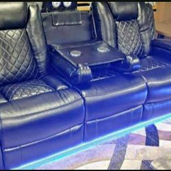 Movie Theater Settings Power Reclining Sofa And Loveseat Fast Delivery 