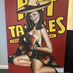 Very Large Original Painting On Canvas