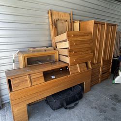 King Sized Bed Frame W/ Storage 