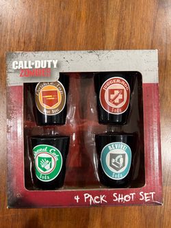 Call of duty zombie shot glasses