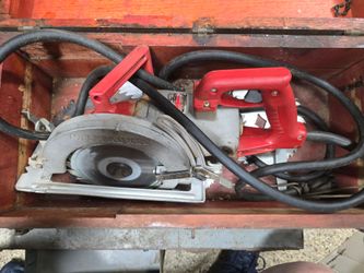 Milwaukee heavy duty electric hand saw