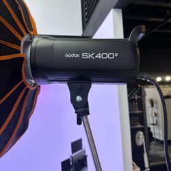 Godox SK400II + C-Stand + Godox QR-P90 35”