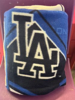 Fleece Dodgers Blanket