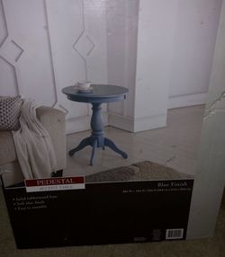 Blue Accent Table