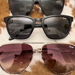 Quay women’s sunglasses all 3 for $50 please read description.
