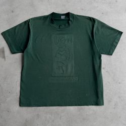 Vintage 90s Green New Mexico Cropped Boxy Short Sleeve Tee - S