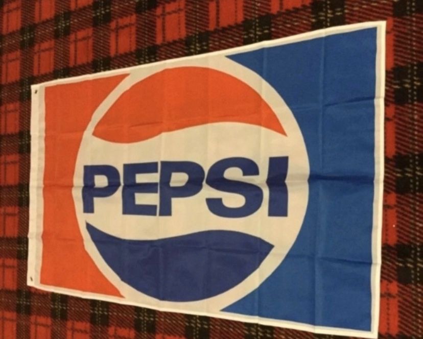 Brand new Pepsi banner flag