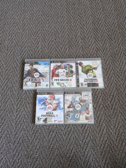 $3 EACH PLAYSTATION 3 PS3 SPORTS GAMES