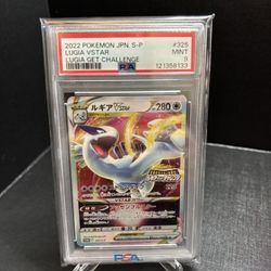 2022 POKEMON JPN S PROMO LUGIA GET CHALLENGE #325 LUGIA VSTAR PSA 9