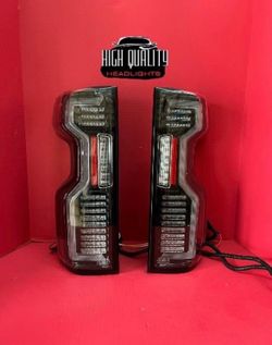 Chevy Silverado 2019. 2026 tail lights.