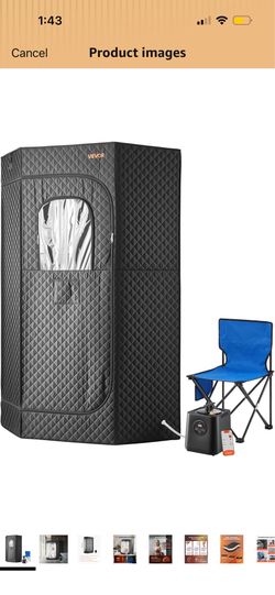 Toread portable steam sauna