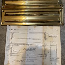 Ives Mail Slots Brass And Silver 