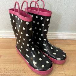 Girls Foxfire Rainboots, size 2- in EUC!