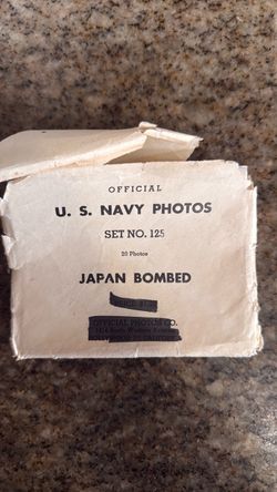 US Navy authentic images of Japan bombing
