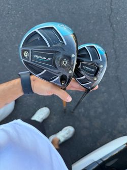 Golf set Taylor made burner irons Taylor made wedges and calaway driver and 3 wood