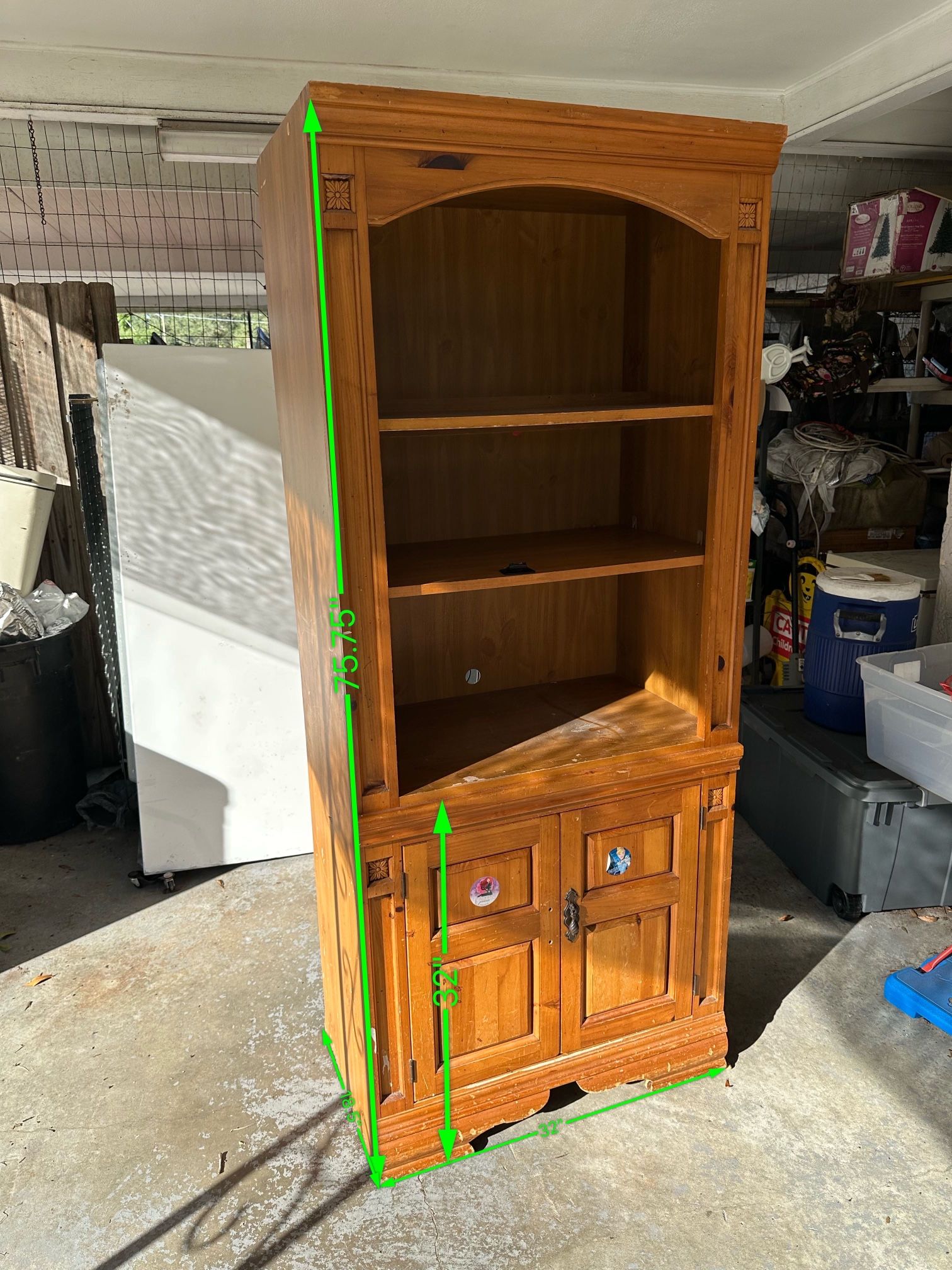 Wood Cabinet / Book Shelf