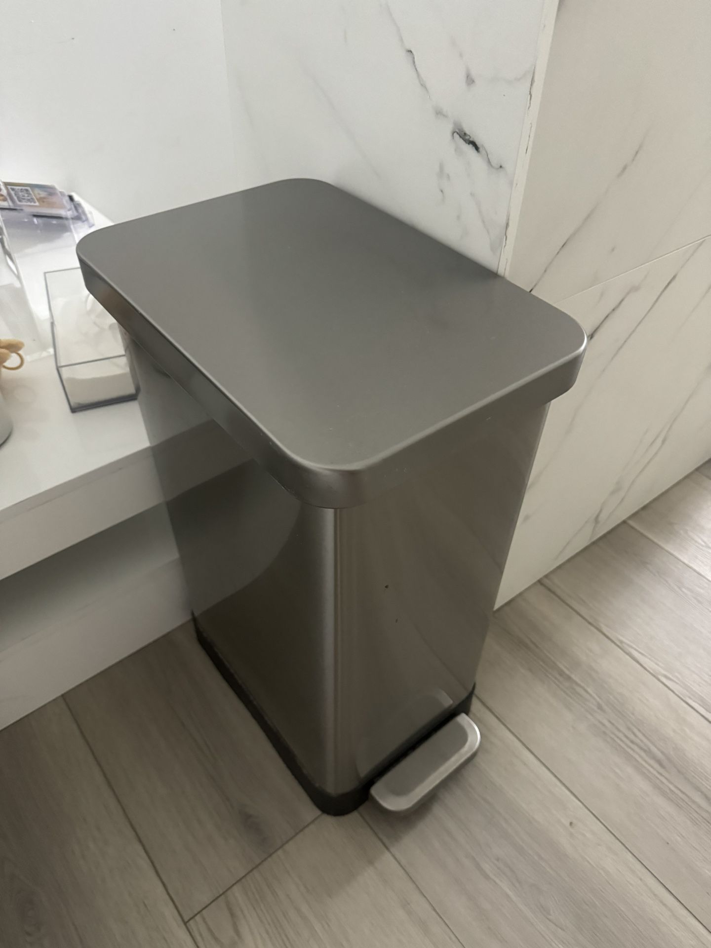 Metal Trash Can