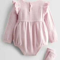 Nordstrom Barbie Pointella Long Sleeve Jumpsuit 