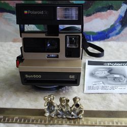 Polaroid 50th Anniversary 600 SE Gold Camera