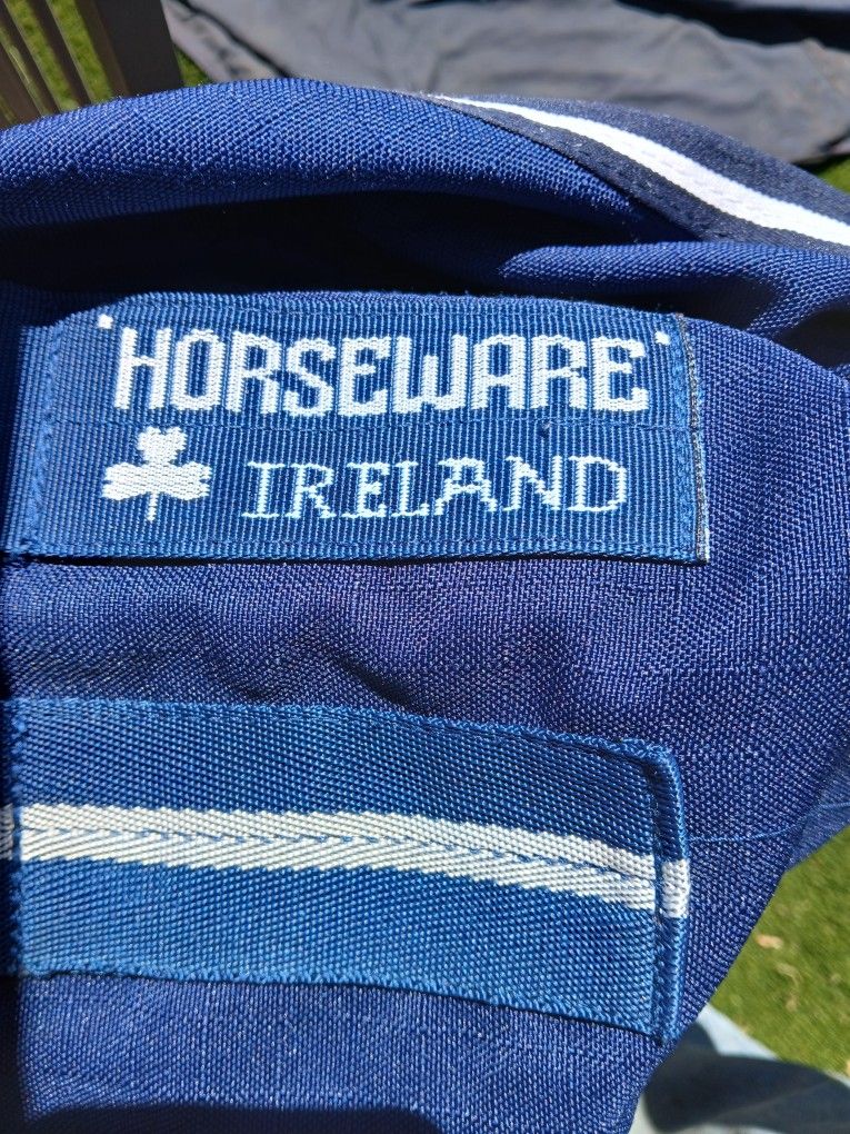 Horseware Ireland, Rambo ( Blue With White Pin Stripe)