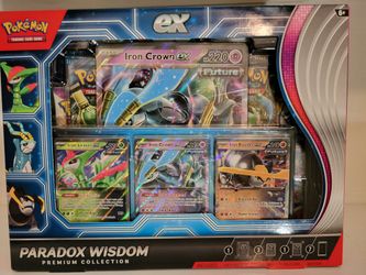 Pokemon TCG, Paradox Wisdom Premium Collection, Scarlet & Violet,  New/ Factory Sealed