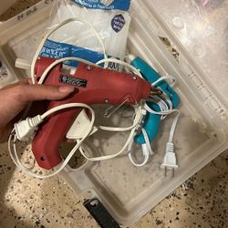 Glue Guns (2), Glue Sticks, & Case