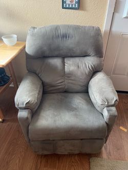 Recliner chair gray