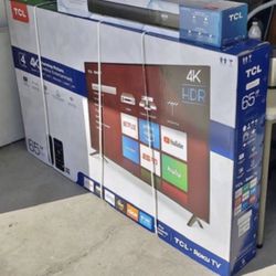 HD41 65” TCL Roku Smart 4k Uhd TV 