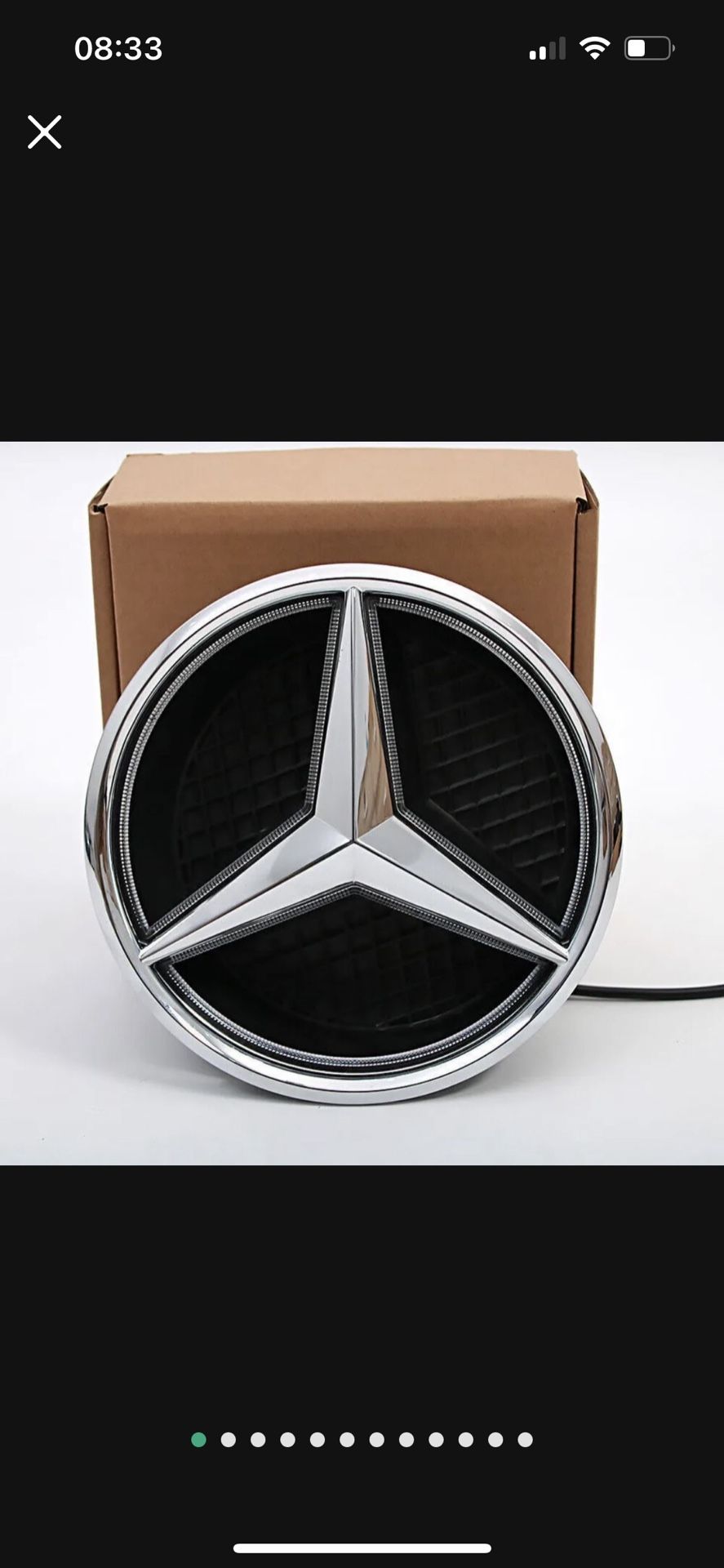 Mercedes Benz Led Front Star Emblem Light