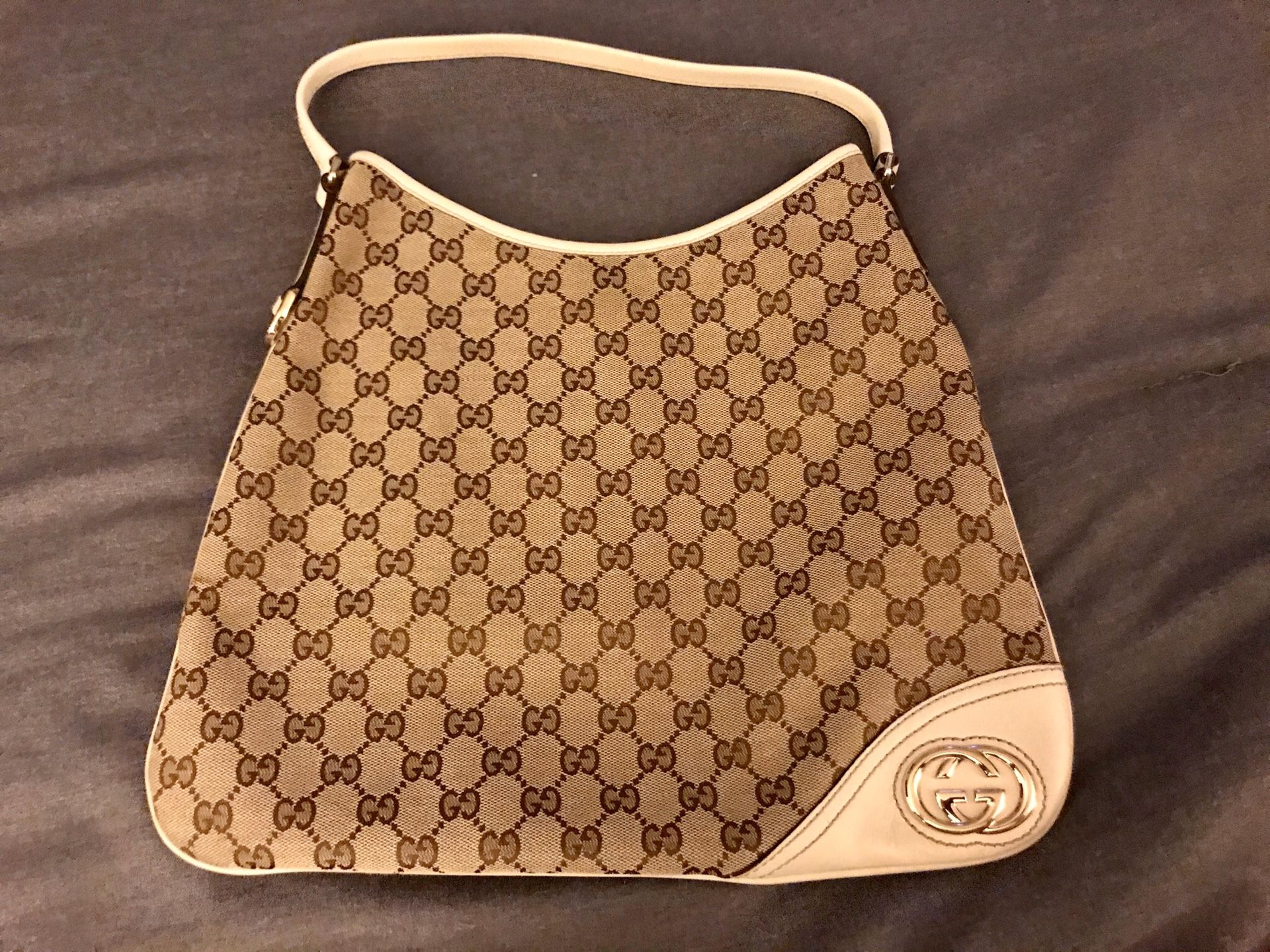Gucci Authentic Monogram Shoulder Bag