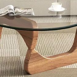 Glass Round Coffee Table 