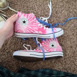 Converse All Star Pink Tye Dye Men's Size 10 Never Worn