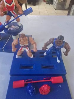 Vintage 1991 Mattel American gladiators 4inch figure playset