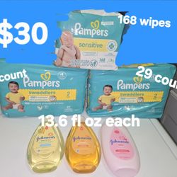 PAMPERS BRAND DIAPER BUNDLE (SIZE 2)