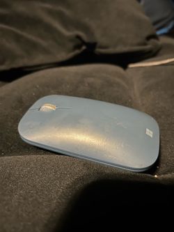 Blue microsoft mouse