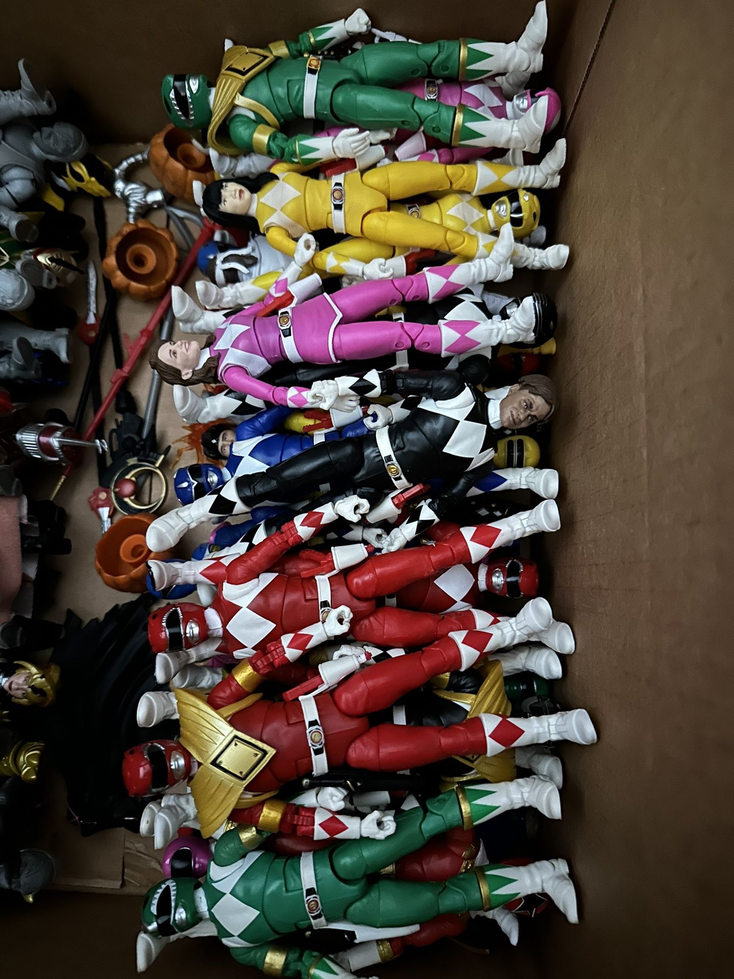 Power Rangers Lightning Collection Mighty Morphin Zeo Ninja Villains Loose Figures Box